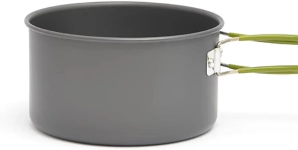 Camping Cookware, Camping Stove Set Pot Outdoor Multi-Person Picnic Camping Cooker Portable Non-Stick Pot Set Portable Stove