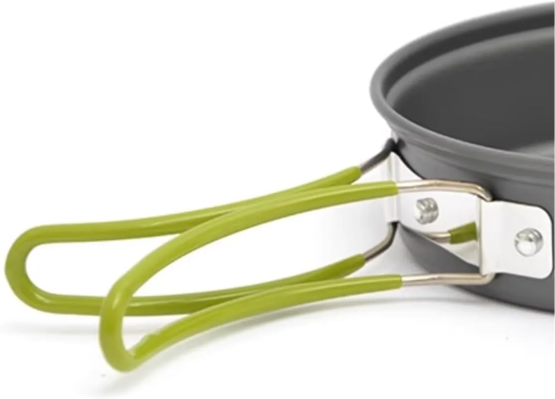 Camping Cookware, Camping Stove Set Pot Outdoor Multi-Person Picnic Camping Cooker Portable Non-Stick Pot Set Portable Stove