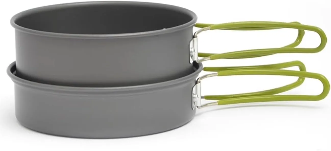 Camping Cookware, Camping Stove Set Pot Outdoor Multi-Person Picnic Camping Cooker Portable Non-Stick Pot Set Portable Stove