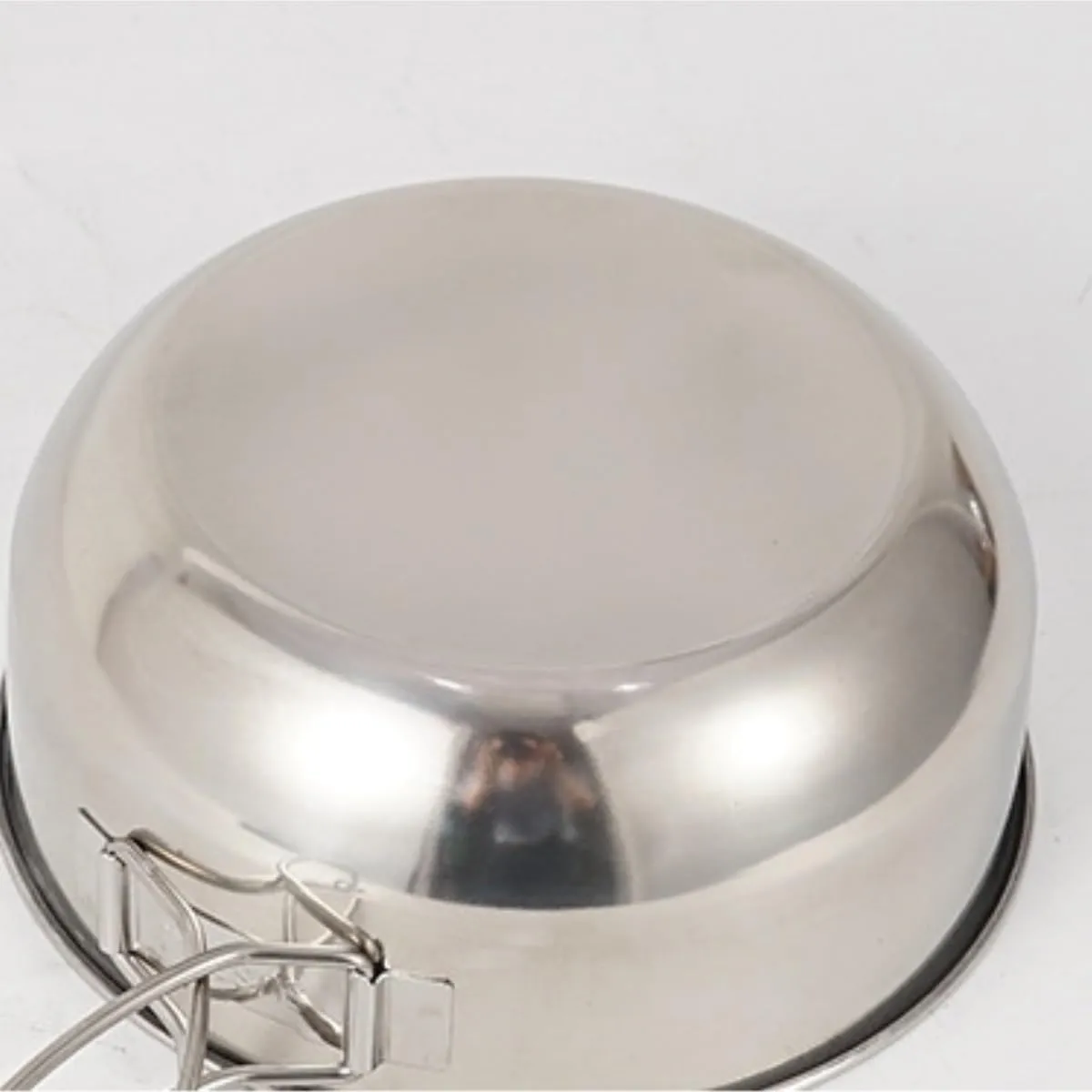 Camping Cookware, Outdoor 304 Stainless Steel Mountaineering Portable Pot Set Camping Picnic Tableware Cooker Portable Stove