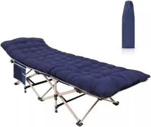 Camping Cots for Adults, Camping Cots with Mattress Portable Folding Cots Adults