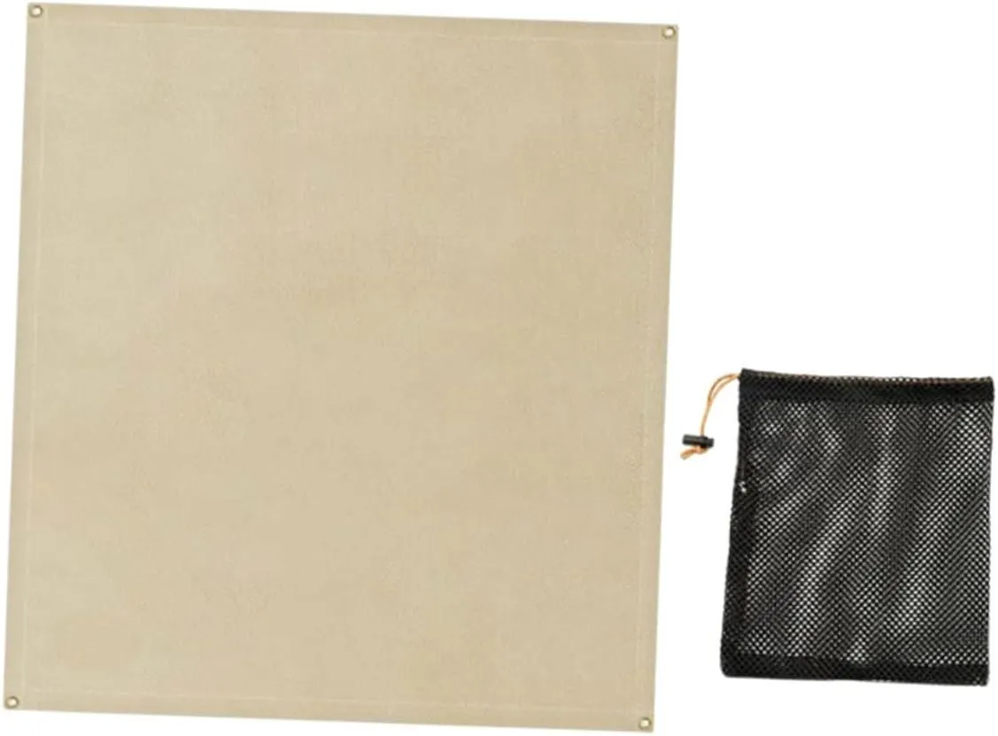 Camping Fire Blanket Packable Fireproof Mat Outdoor Fire Resistant Pad