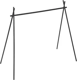 Camping Hanging Rack, Tripod Structure Portable Folding Shelf with Storage Bag, Fast Build Travel Drying Rack Hanging Rack, for Outdoor Camping Traveling Picnic