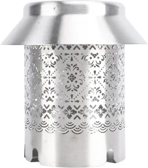 Camping Mini Heater Cover Mini Heater Stove Heating Cover Portable Stainless Steel Backpacking Stove Tent Warming Cover for Outdoor Hiking, BBQ & Travel