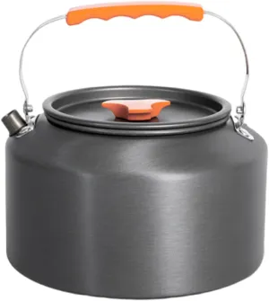 Camping Pots Water Boilers Outdoor Aluminum Teas Kettle Portable Teapot Hanging Pots Cookware for Camping Travel