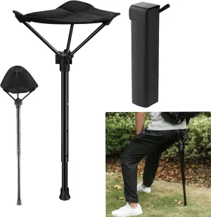Camping Stool, Collapsible Stool, Portable Collapsible Stool Retractable Stool, Telescoping Foldable Stool, for Travel, Hiking, BBQ, Fishing, Beach