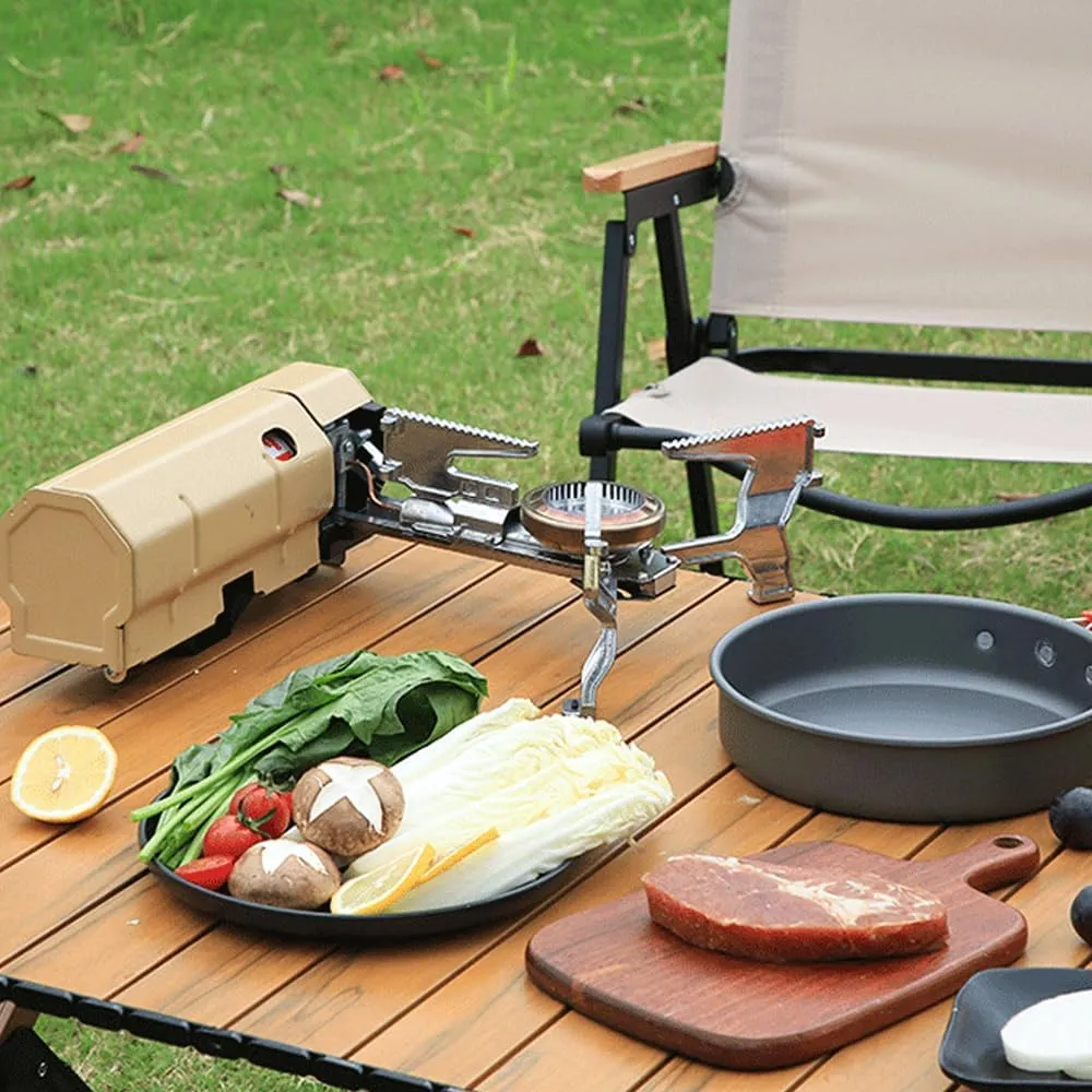 Camping Stove Portable Folding 2600W Gas Burner with Carrying Bag for Outdoor Cooking, Hiking, Backpacking, and Picnics