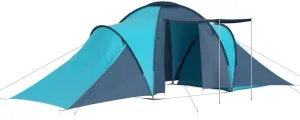 Camping Tent 4~6 Persons Tunnel Tent for Camping Hiking Travel Fibreglass Poles