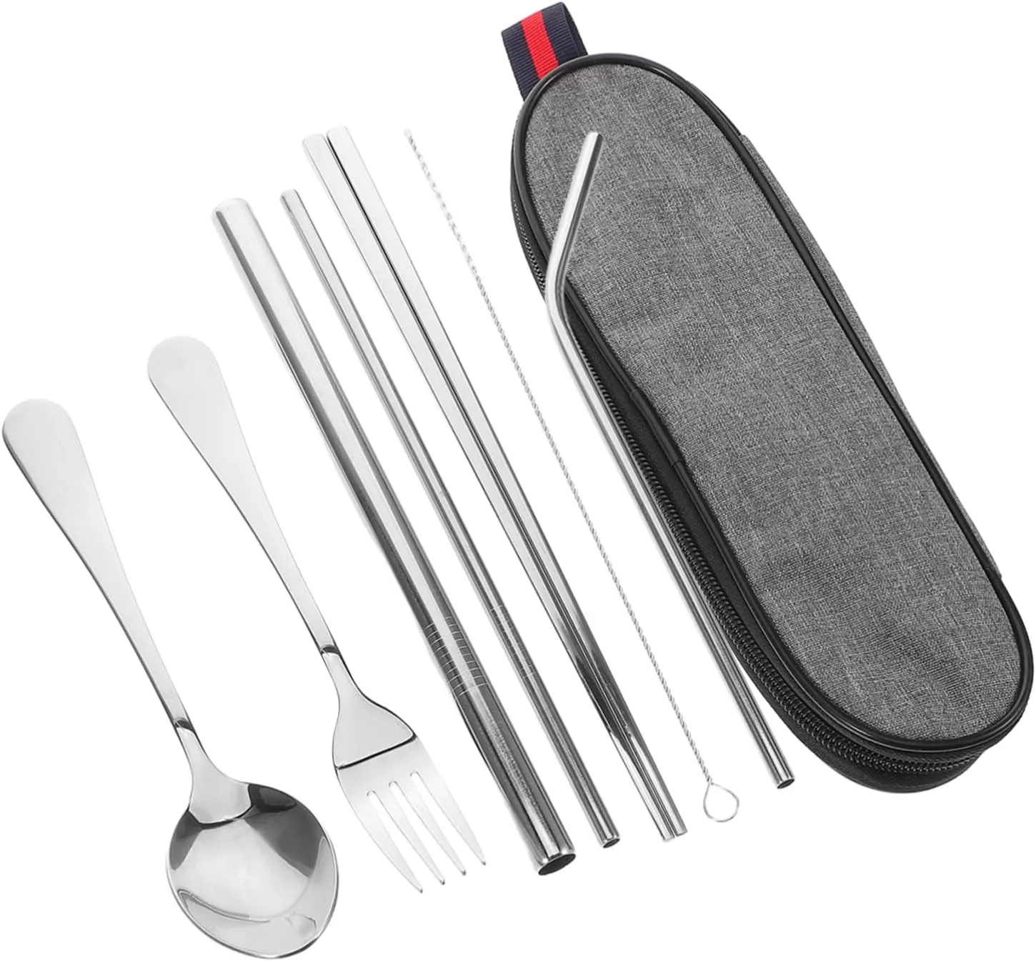 Camping Utensils Cooking Set Stainless Steel Portable Tableware Dining Ware Set