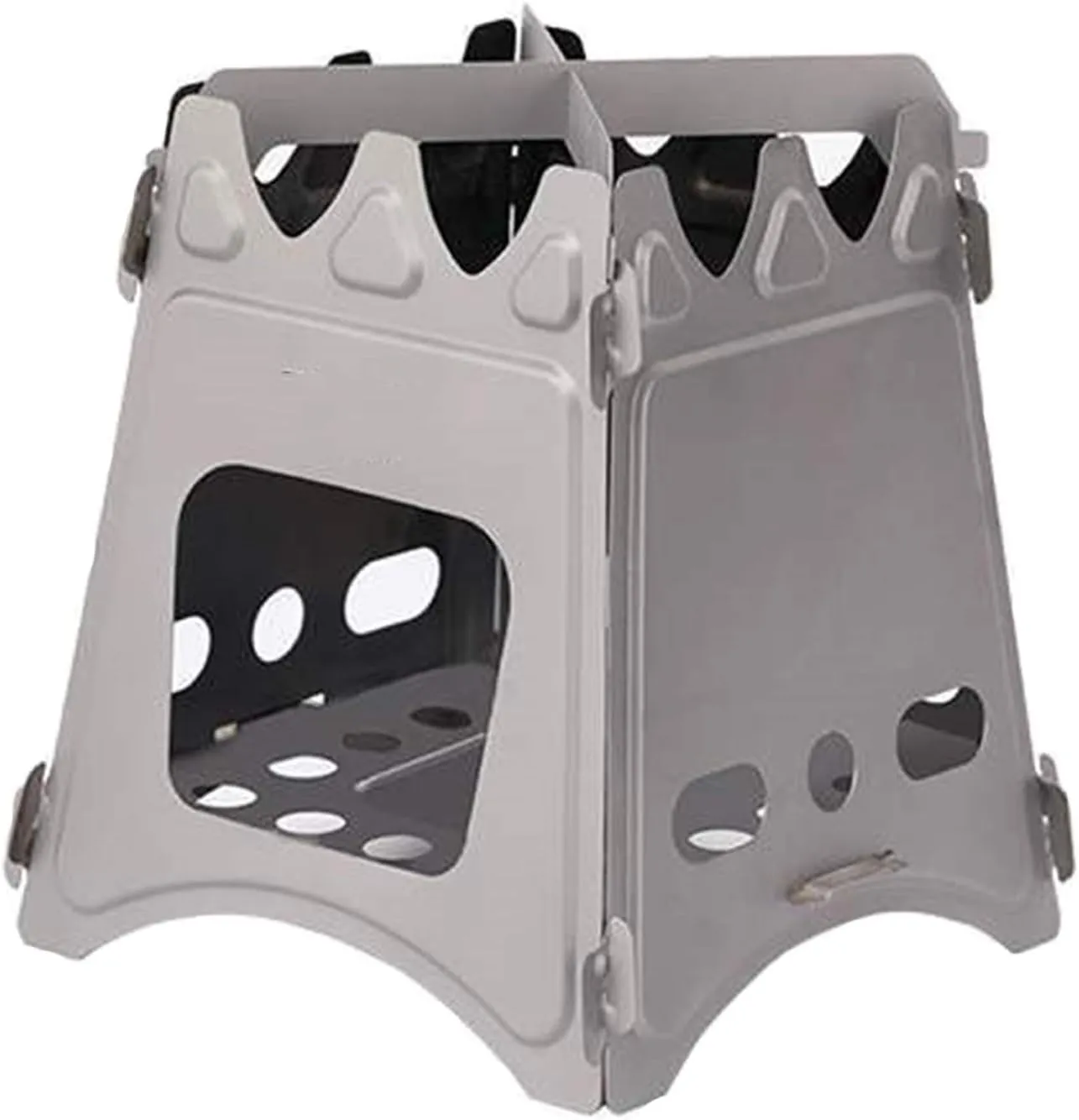 Camping Wood Stove Portable Wood Burning Stove Pure Titanium Wood Burning Stove Suitable for Camping Cooking Picnic Outdoor Hiking