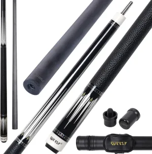 Carbon Fiber Pool Cue Stick 12.5mm Low Deflection Cue Stick Professional Pool Cue Stick with Case