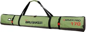 Carver Performance Ski Bag for 1 Pair of Skis and Poles - Green Black