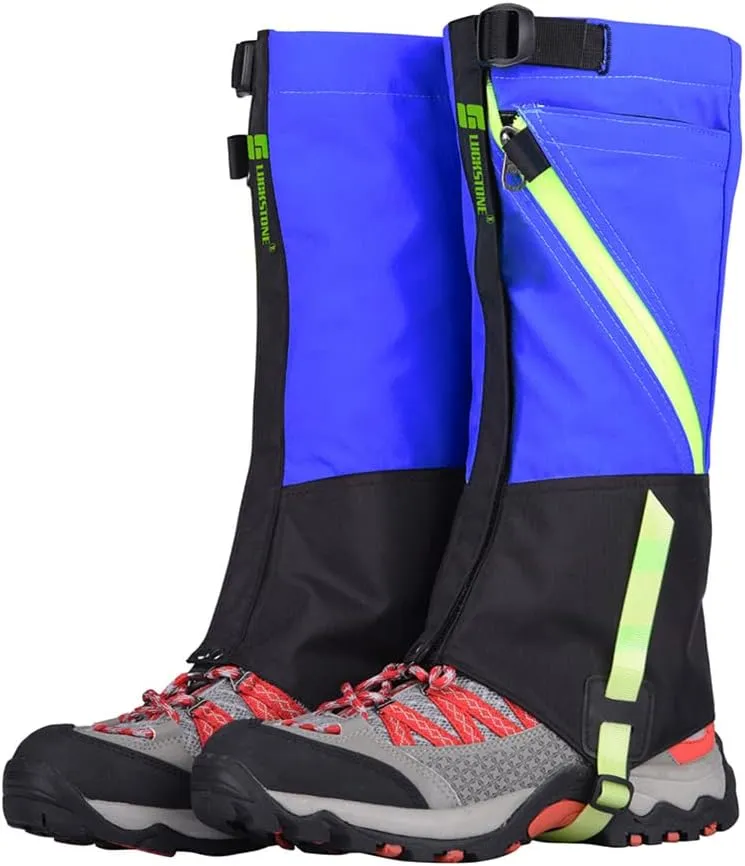 Children Leg Gaiters Outdoor Waterproof Snow Gaiter for Kids Hiking Climbing Hunting Leg Cover Shoes Gaiters