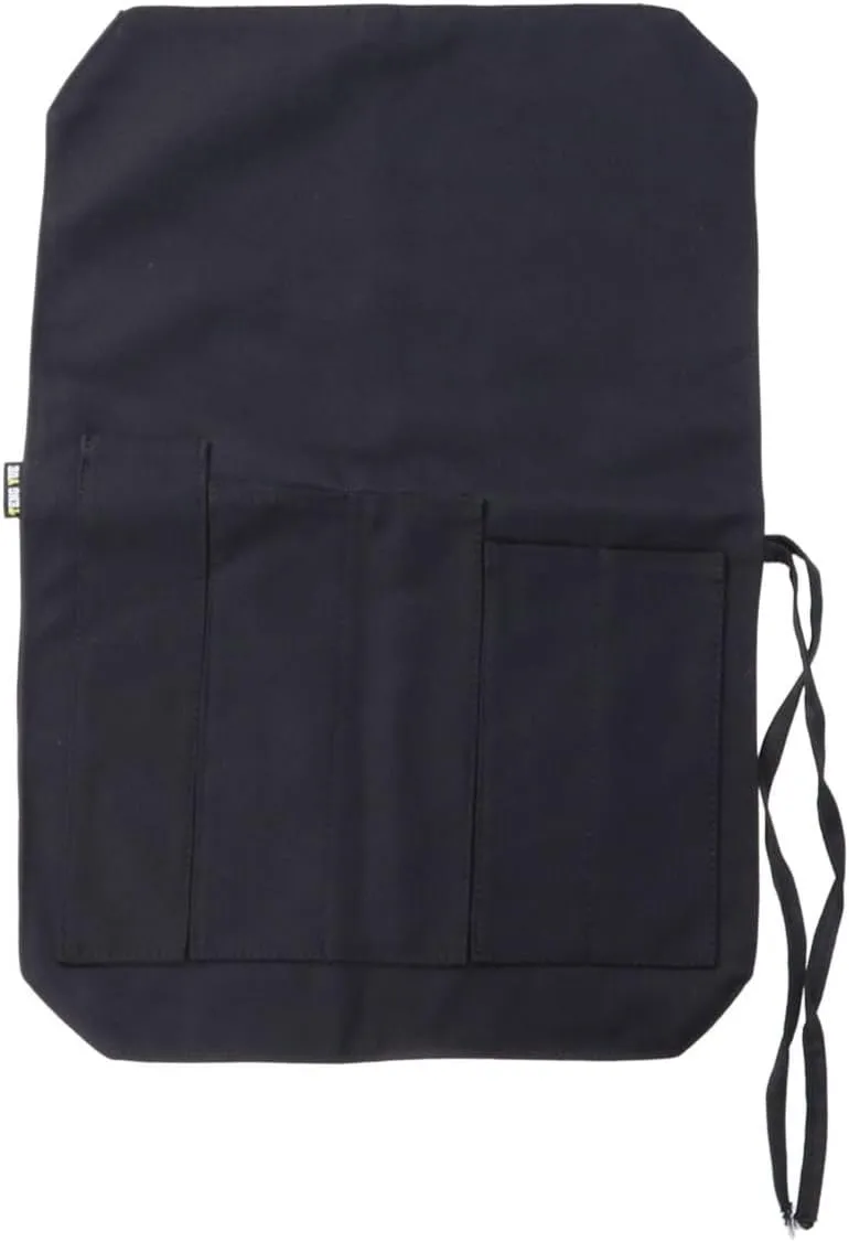 Ciieeo Roll Bag Chef Case Storage Bag for 5 Kitchen Knives Puncture Resistant Compact Portable for Travel