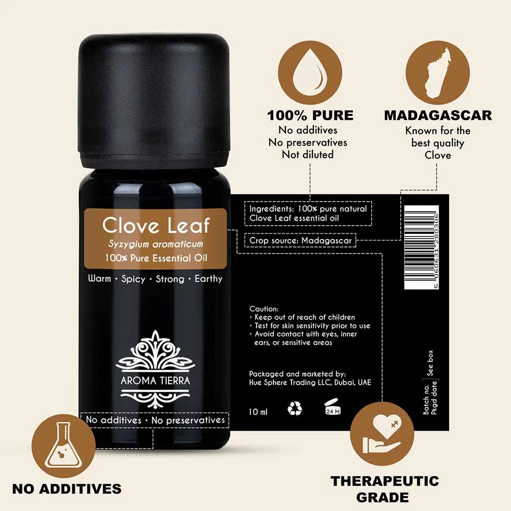 Clove Essential Oil (Clove Oil - Leaf) - 100% Pure Natural
