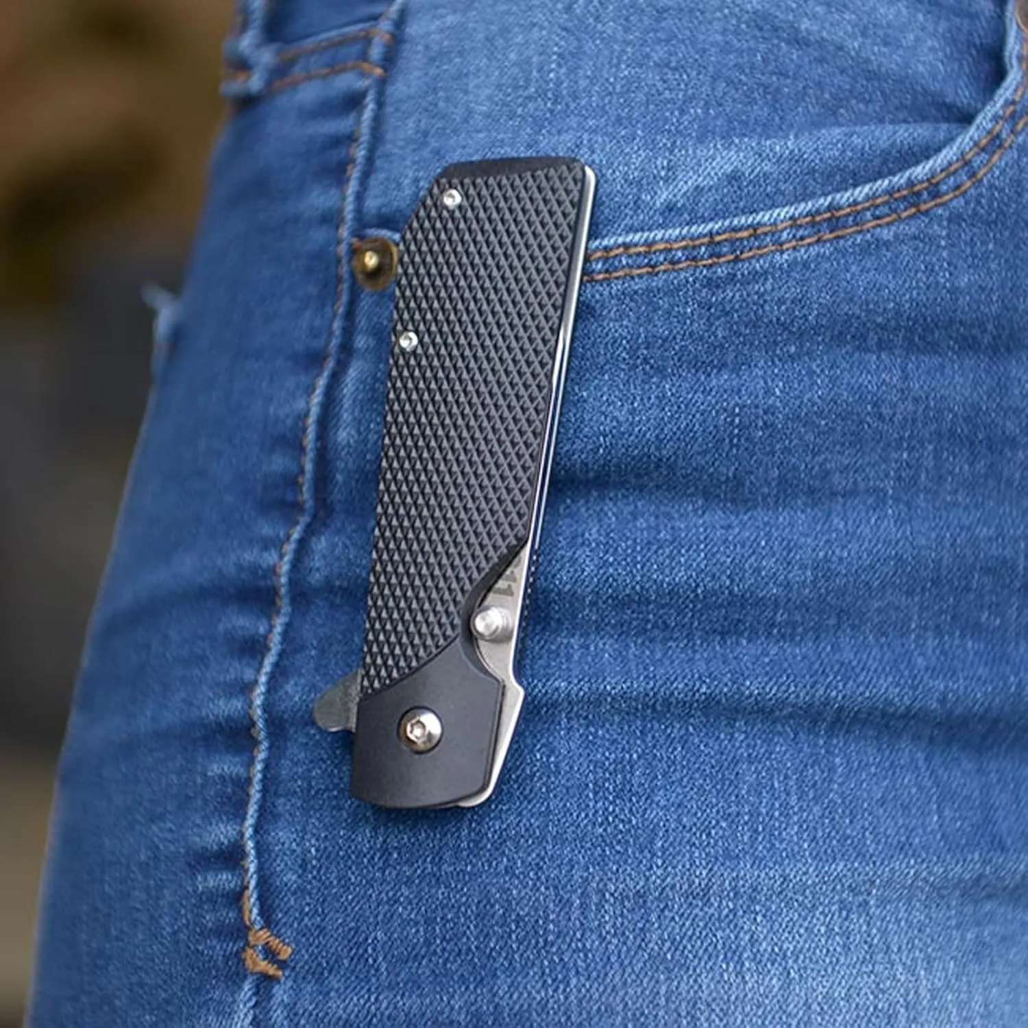 Cold Steel 1911 3" 4034SS Clip Point Razor-Sharp Blade 4" Griv-Ex Handle Everyday Carry Versatile Pocket Folding Knife w/Liner Lock
