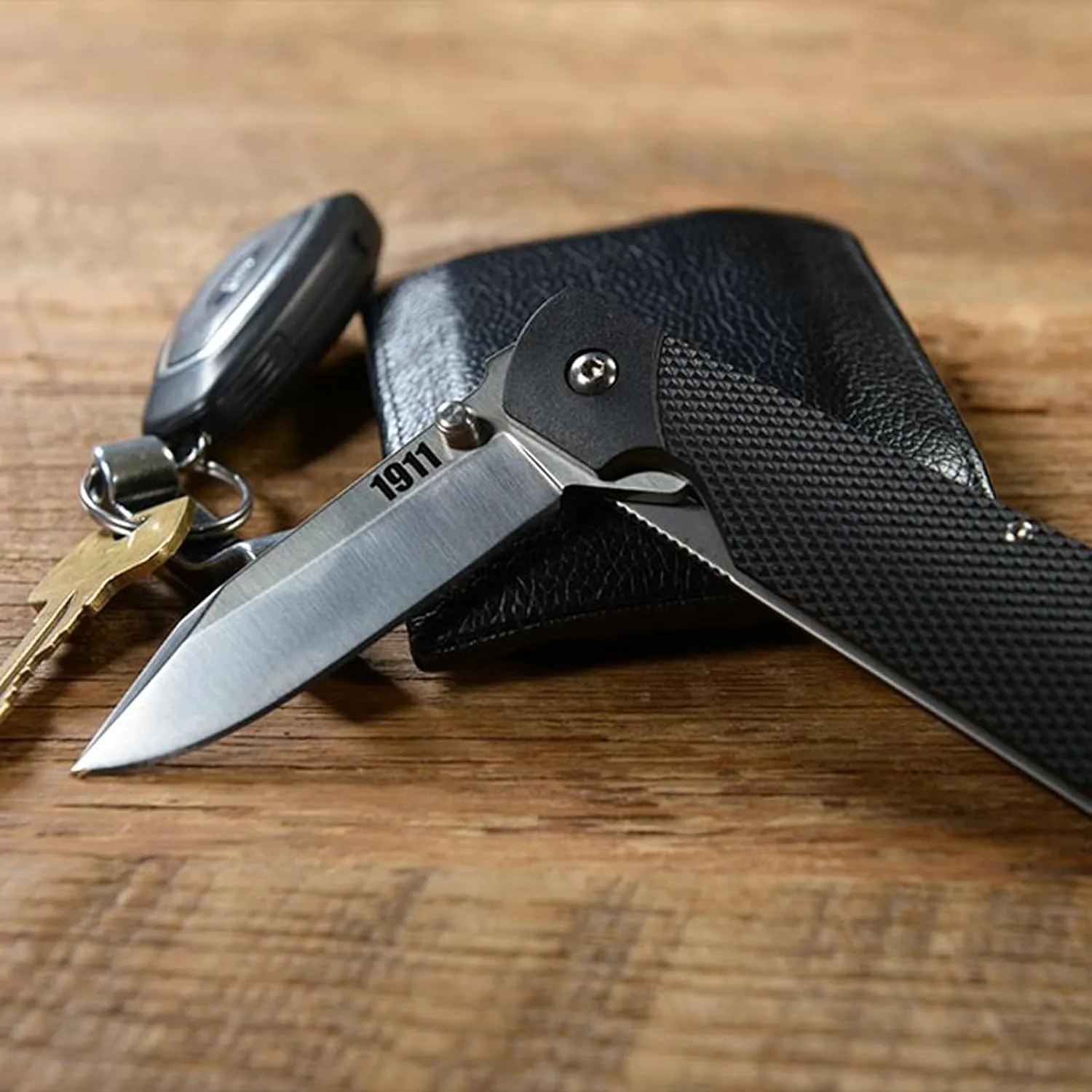 Cold Steel 1911 3" 4034SS Clip Point Razor-Sharp Blade 4" Griv-Ex Handle Everyday Carry Versatile Pocket Folding Knife w/Liner Lock