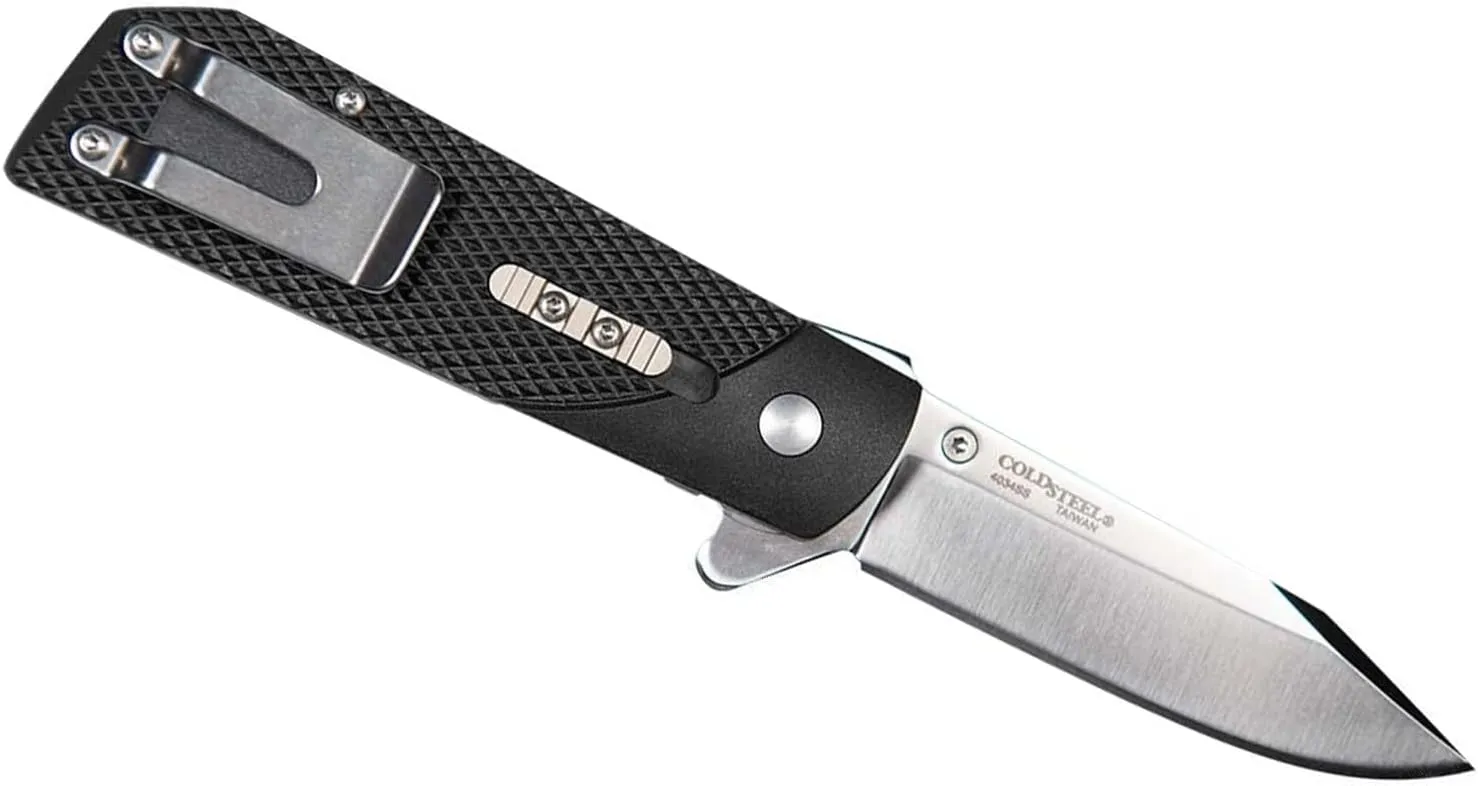Cold Steel 1911 3" 4034SS Clip Point Razor-Sharp Blade 4" Griv-Ex Handle Everyday Carry Versatile Pocket Folding Knife w/Liner Lock