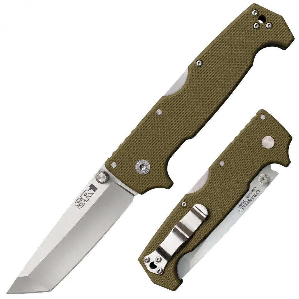 Cold Steel Sr1 Survival Rescue Tanto Knife - Folding 4" Blade