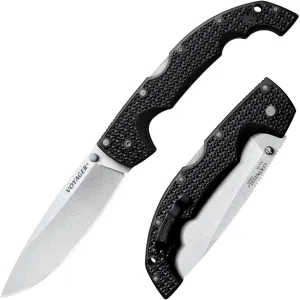 Cold Steel XL Voyager 5.5" AUS10A Drop Point Razor-Sharp Blade 6.75" Griv-Ex Handle Everyday Carry Tactical Folding Knife w/Tri-Ad Lock