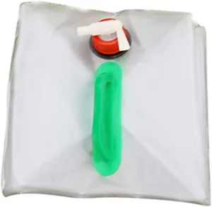 Collapsible Water Container 5 Gallon/20l Outdoor Storage Bag Sturdy Handle for Camping Hiking Climbing