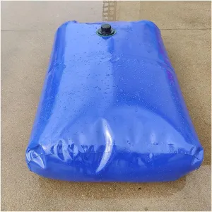 Collapsible Water Container, Portable PVC Weather Resistant Water Storage Bag for Outdoor Outdoor Camping, Hiking, Self-Driving, Customizable (Color : Blue, Size : 5000L/3x2x0.85m)