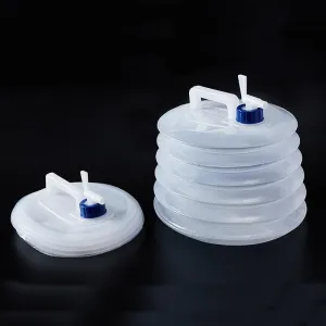 Collapsible Water Container with Spout, 5L/10L/15L Capacity, Portable Camping Water Storage Tank (10L)