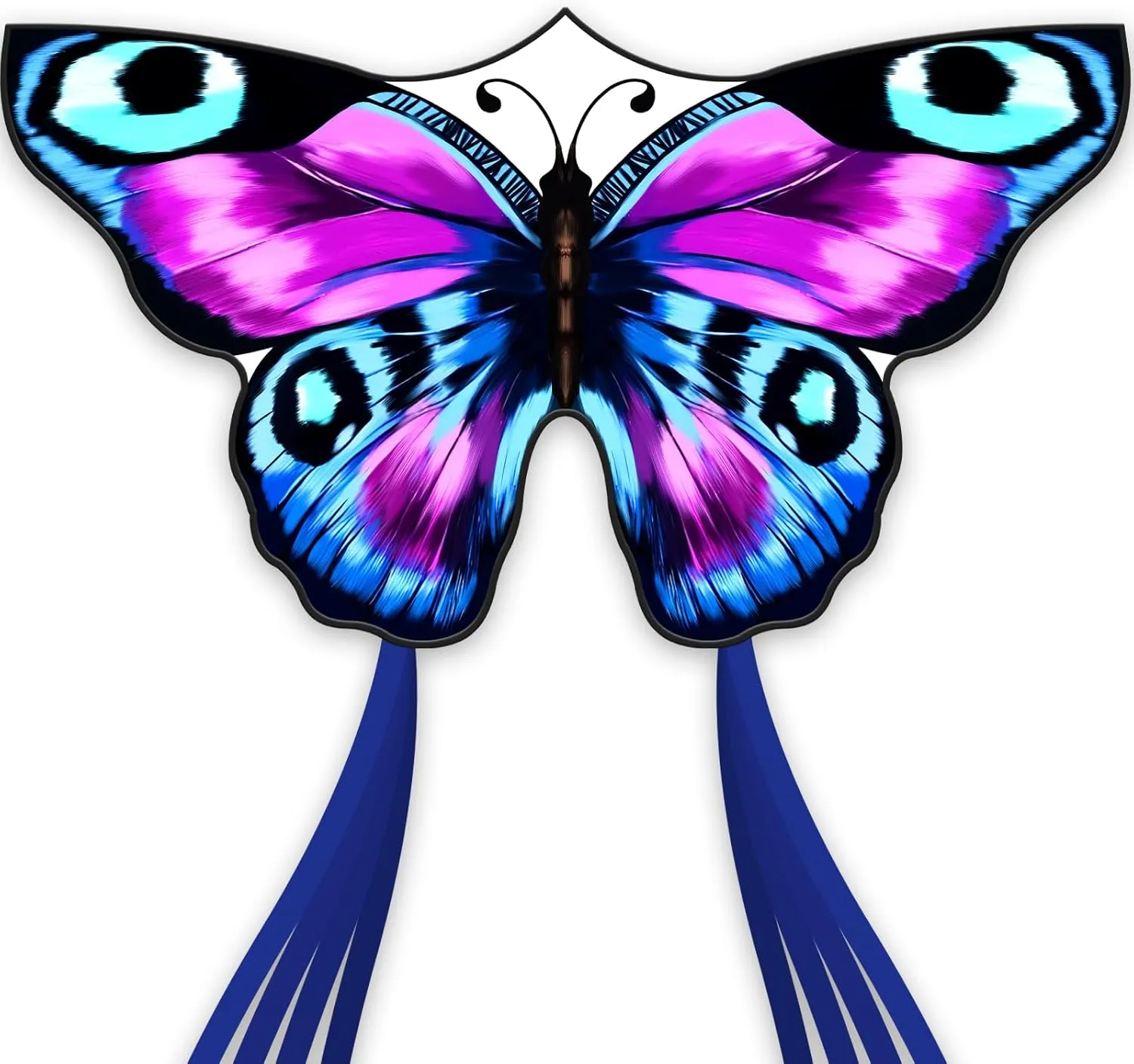 Colorful Butterfly Kite,Easy to Fly Large Outdoor Kite for Kids & Adults, Beach & Park Toys with Durable Nylon, Family Fun Activities