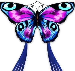 Colorful Butterfly Kite,Easy to Fly Large Outdoor Kite for Kids & Adults, Beach & Park Toys with Durable Nylon, Family Fun Activities