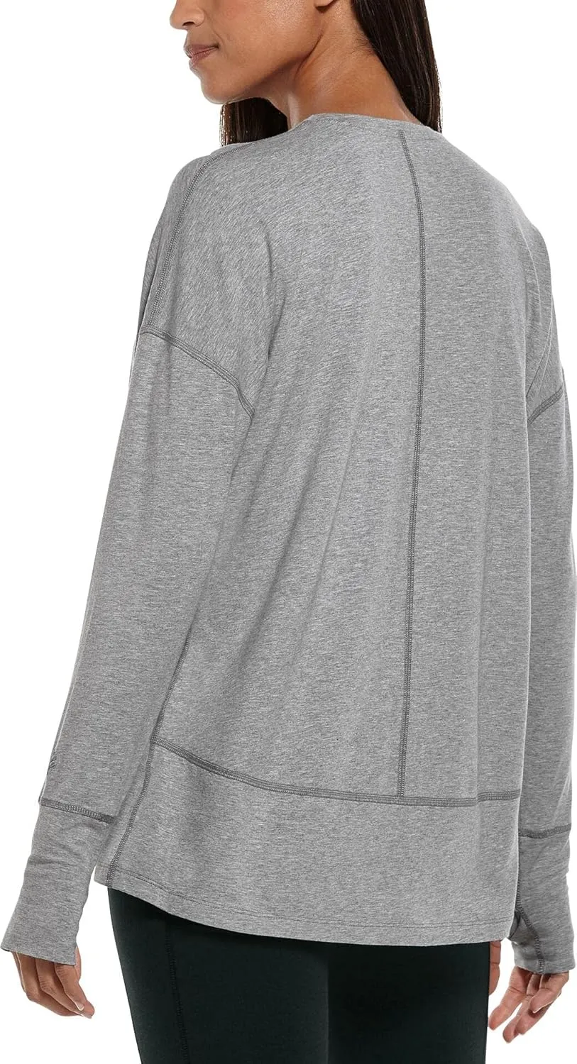 Coolibar UPF 50  Women's LumaLeo Relaxed T-Shirt - Sun Protective