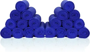 Cooling Towel 20 Pack (40"x12") Ice Towels, 160GSM Soft Breathable, Super Absorbent, Quick Cold Towel, for Bowling, Yoga, Travel, Camping, Golf, Football, Hiking, Outdoor Work