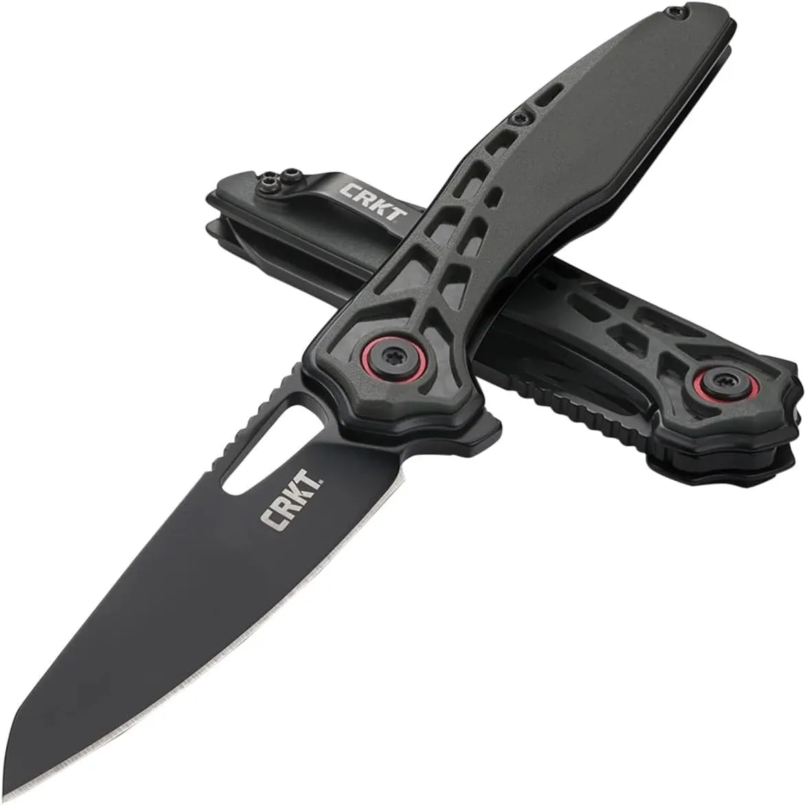 CRKT Hunting Folding Blade 3 Inch Thero Knife - Black