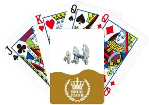 Crural Skeleton Marine Fish Royal Flush Poker Playing Card Game