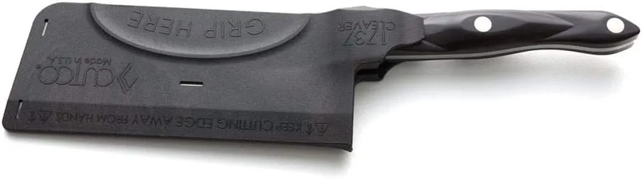 CUTCO #1737 Cleaver w/Thermo-Resin Sheath - Classic Black Handle