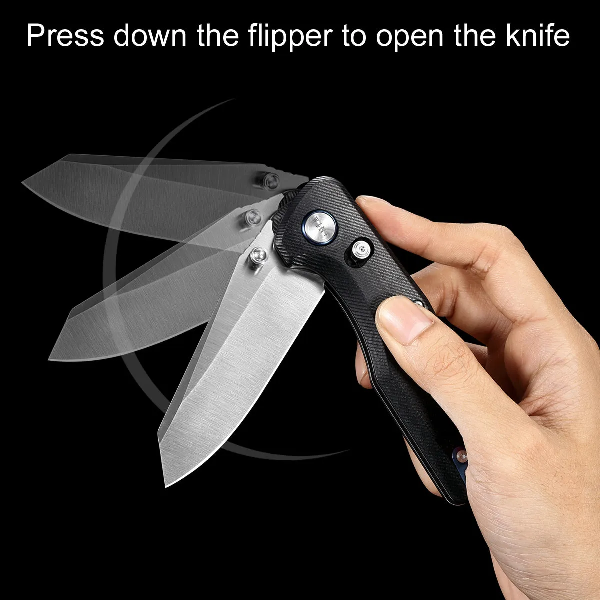 D2 Pocket Knife With G10 Handle And Axis Lock System (Our Patents)