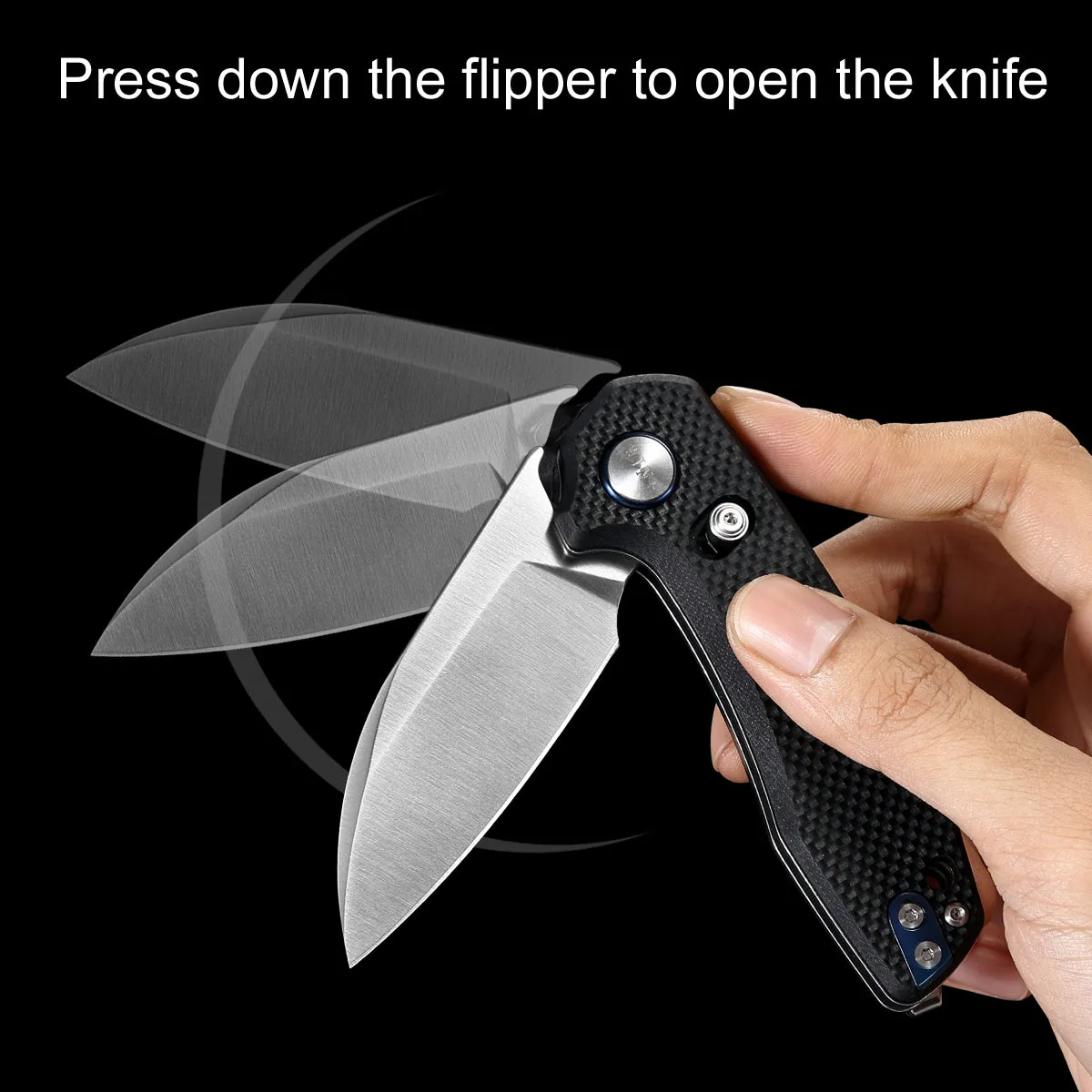 D2 Pocket Knife With G10 Handle And Axis Lock System (Our Patents)
