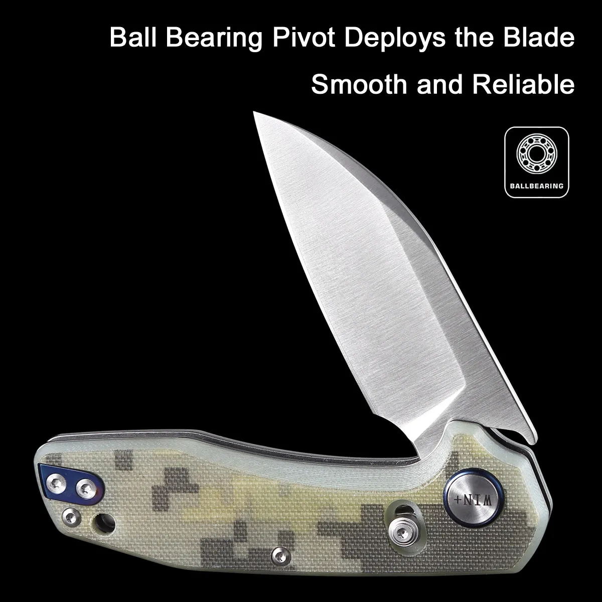 D2 Pocket Knife With G10 Handle And Axis Lock System (Our Patents)
