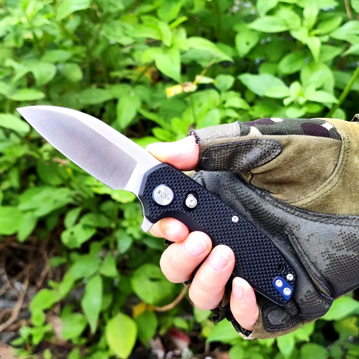 D2 Pocket Knife With G10 Handle And Axis Lock System (Our Patents)