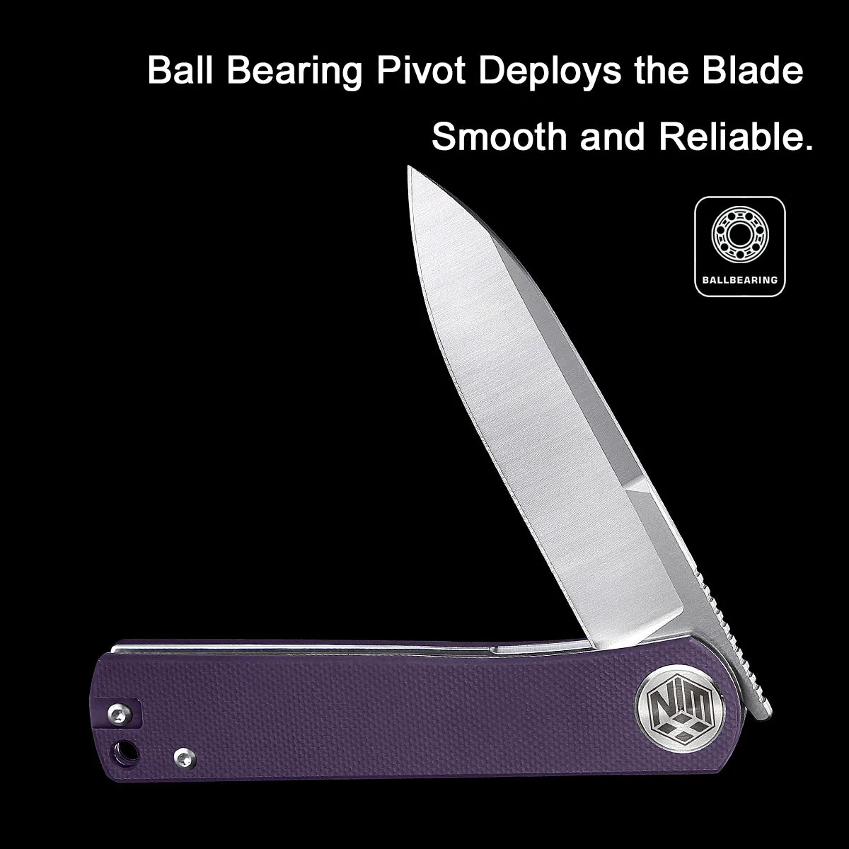 D2 Pocket Knife With G10 Handle And Liner Lock System