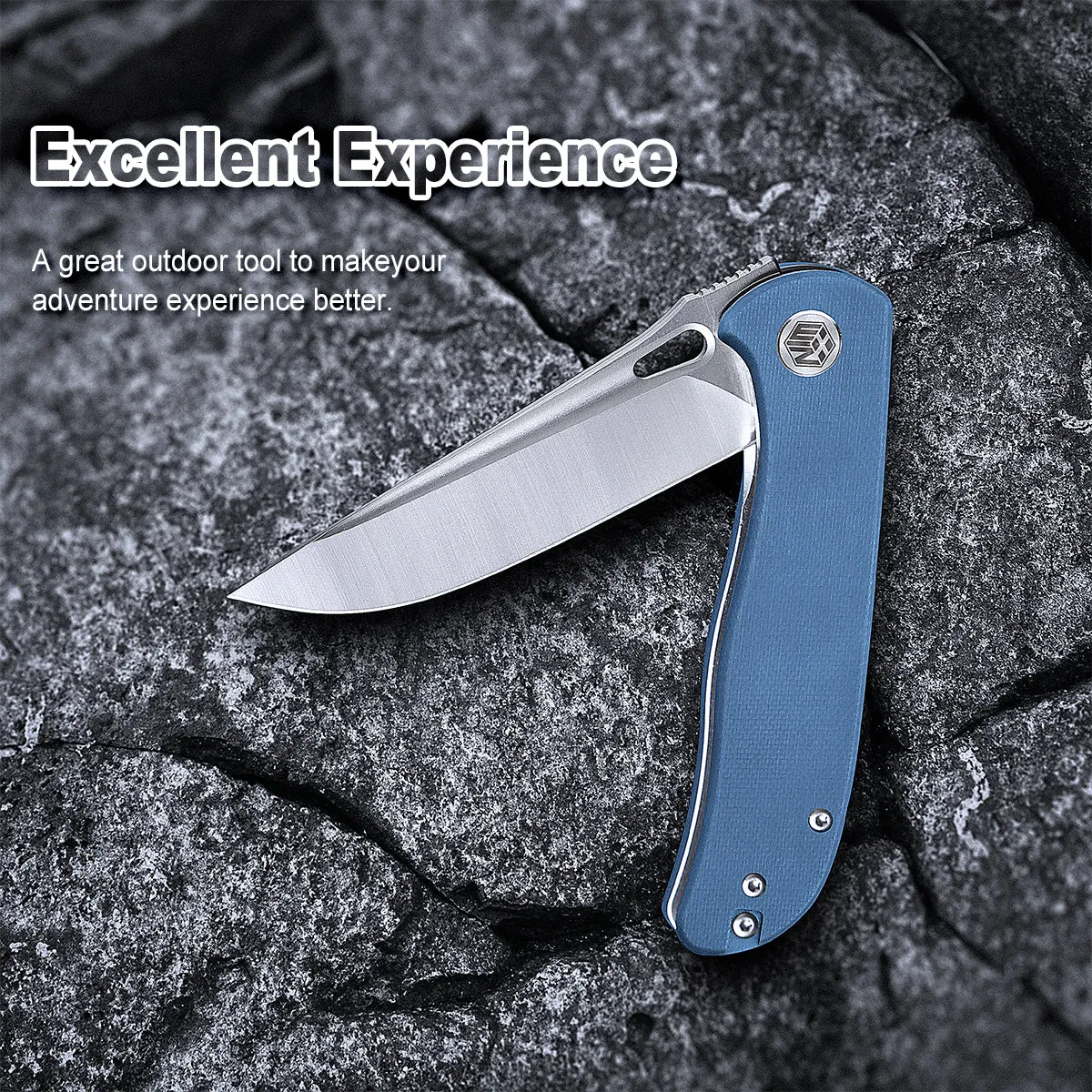 D2 Pocket Knife With G10 Handle And Liner Lock System