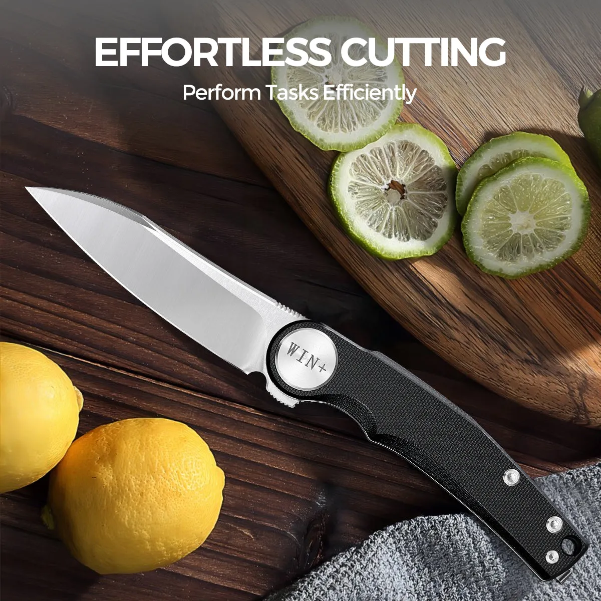 D2 Pocket Knife With G10 Handle And Liner Lock System