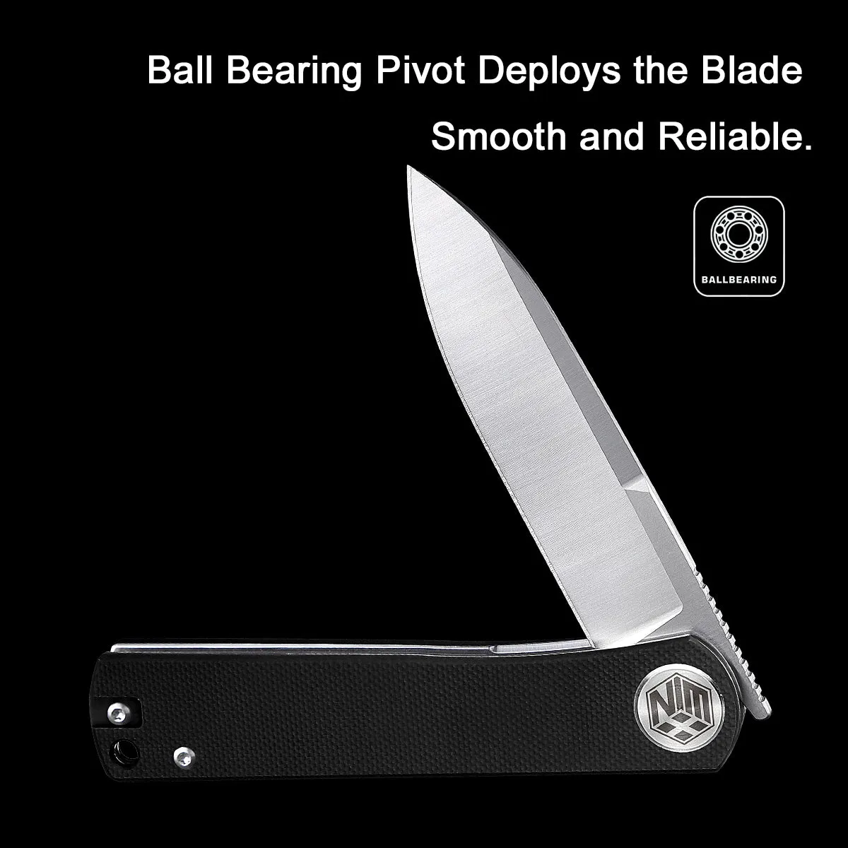 D2 Pocket Knife With G10 Handle And Liner Lock System
