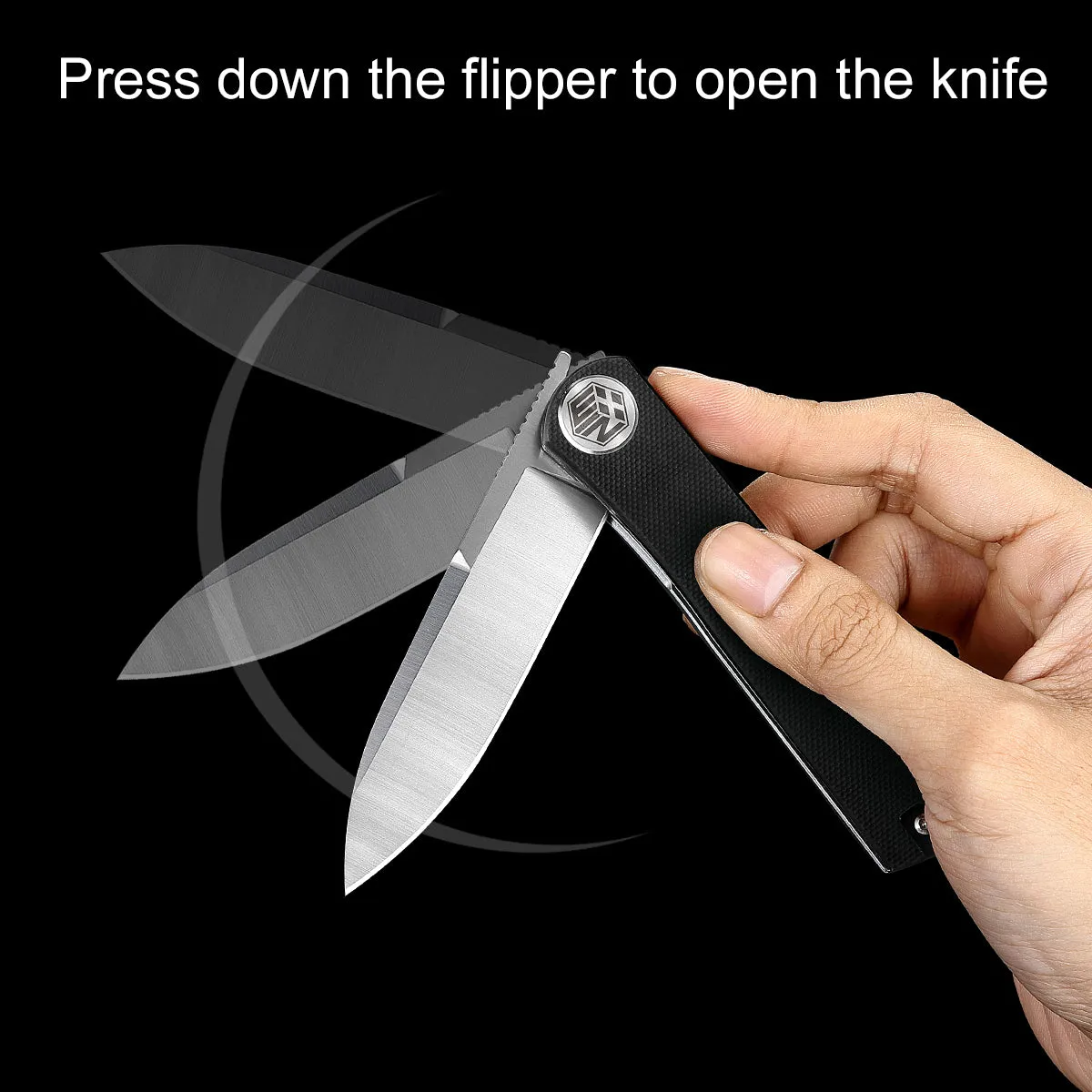 D2 Pocket Knife With G10 Handle And Liner Lock System