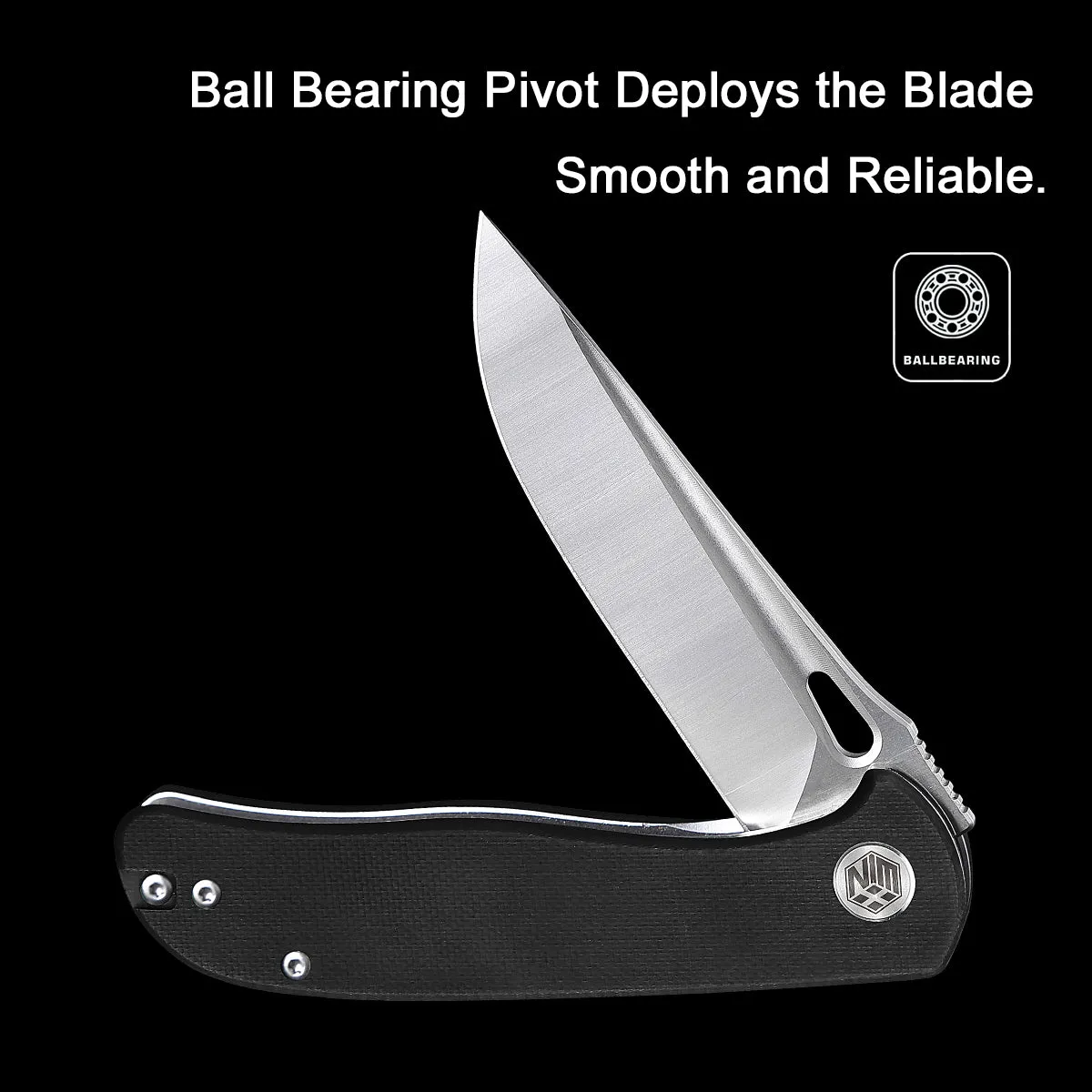 D2 Pocket Knife With G10 Handle And Liner Lock System
