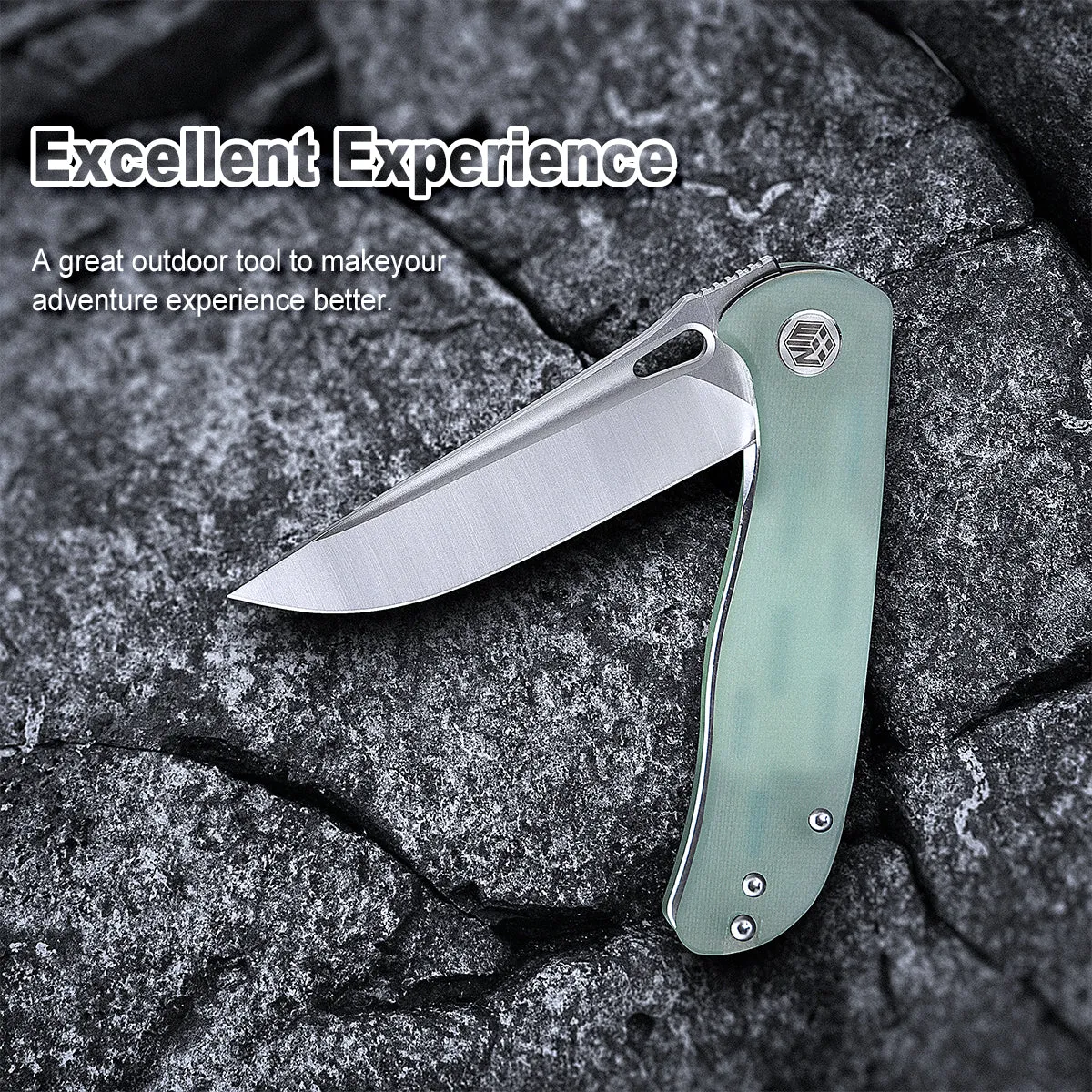 D2 Pocket Knife With G10 Handle And Liner Lock System