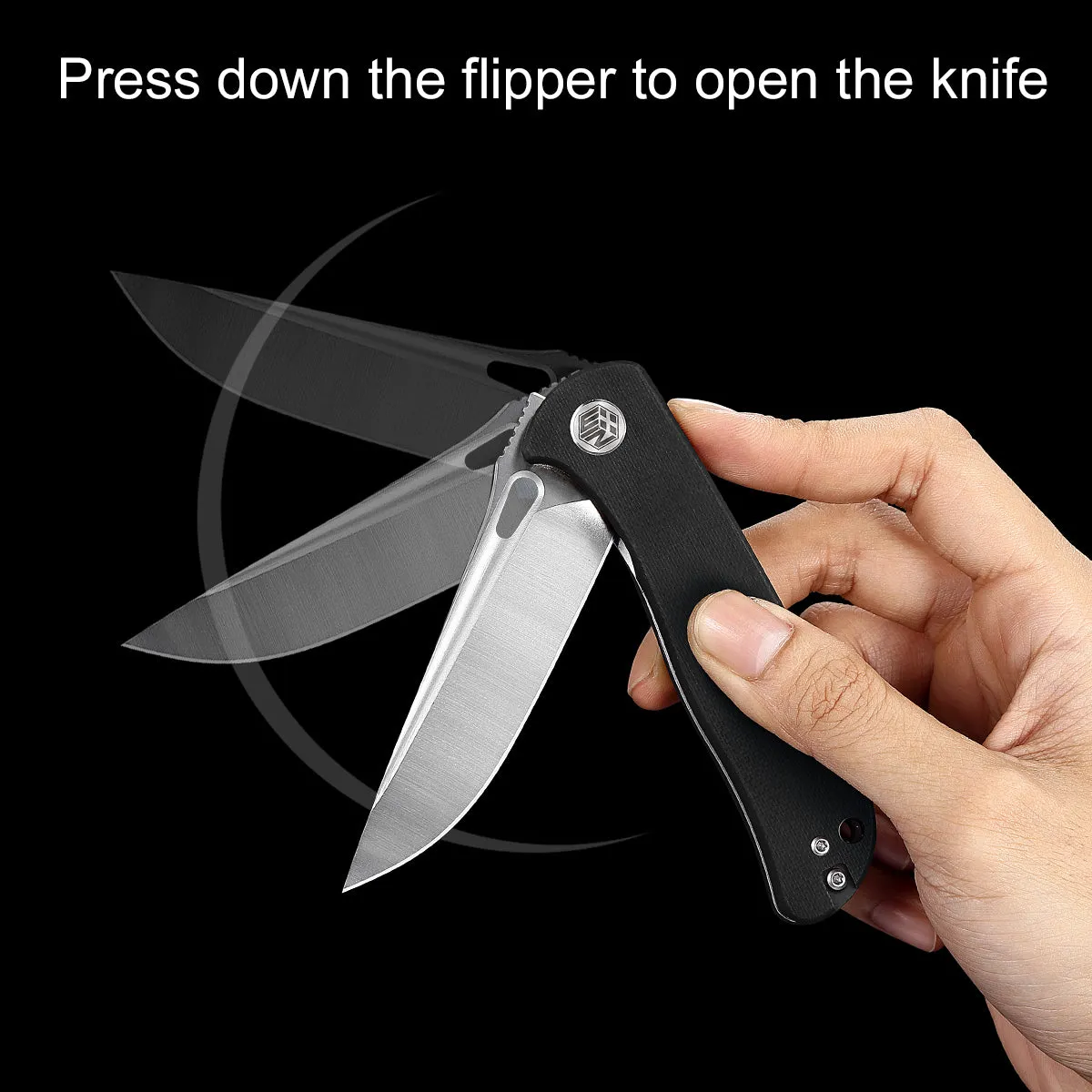 D2 Pocket Knife With G10 Handle And Liner Lock System
