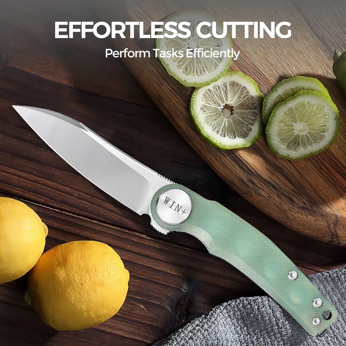D2 Pocket Knife With G10 Handle And Liner Lock System