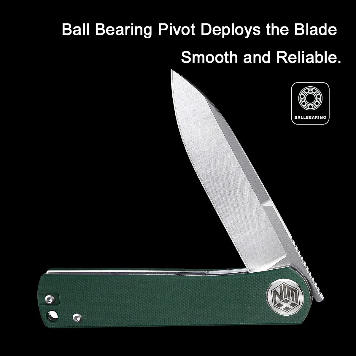 D2 Pocket Knife With G10 Handle And Liner Lock System