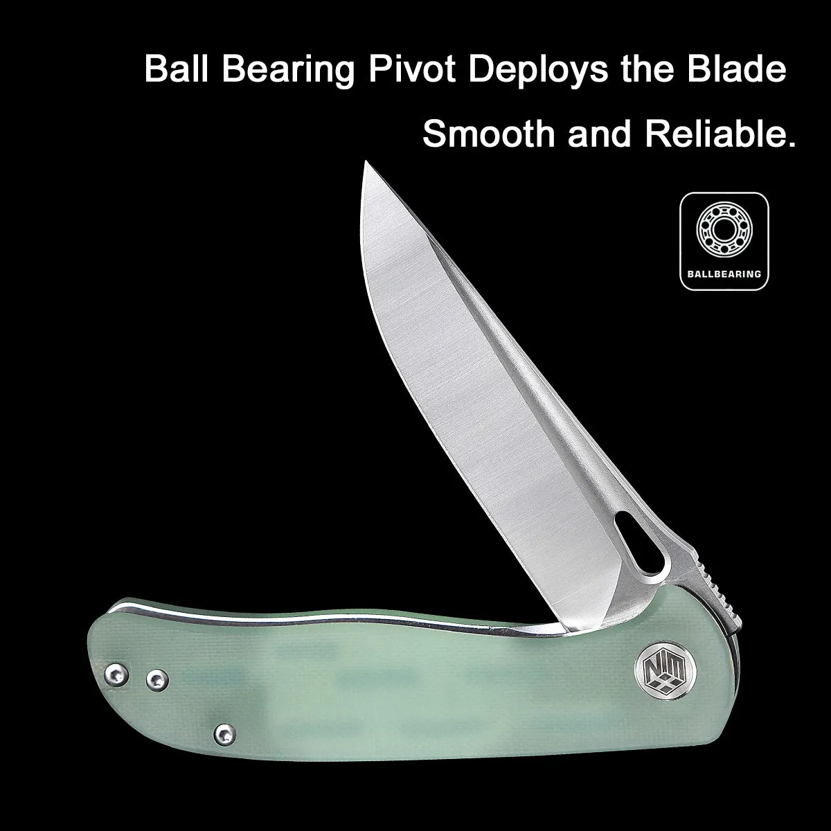 D2 Pocket Knife With G10 Handle And Liner Lock System