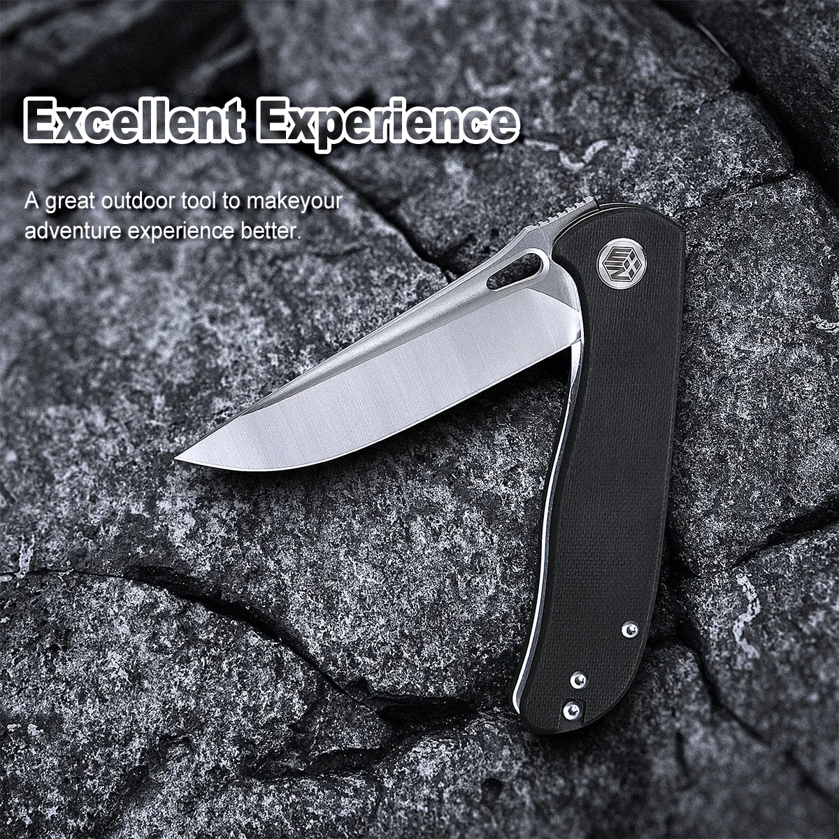 D2 Pocket Knife With G10 Handle And Liner Lock System